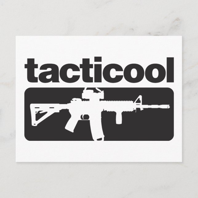 Tacticool - Black Postcard (Front)