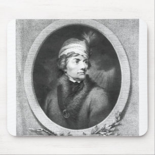Tadeusz Kosciuszko , engraved by Christiaan Mouse Pad