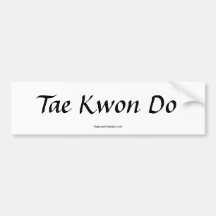 Tae Kwon Do Bumper Sticker