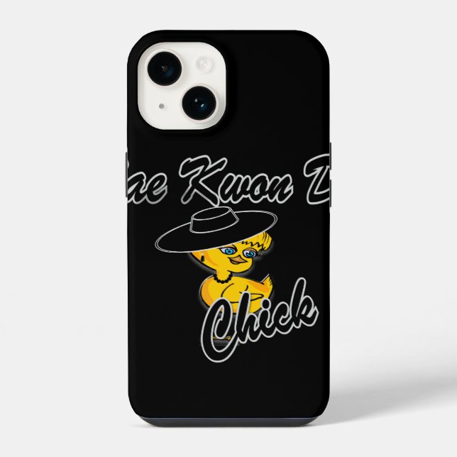 Tae Kwon Do Chick #4 iPhone Case (Back)