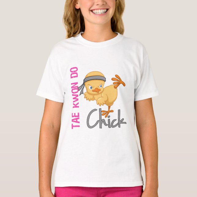 Tae Kwon Do Chick T-Shirt (Front)