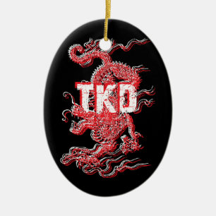 Tae Kwon Do Dragon Ornament