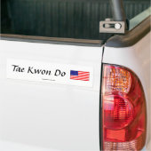 Tae Kwon Do Flag Sticker (On Truck)