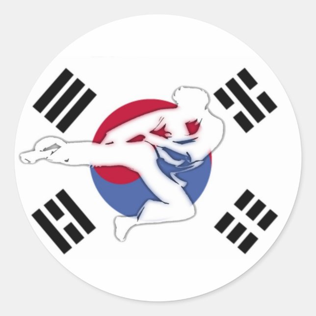 Tae Kwon Do Flyer Stickers (Front)