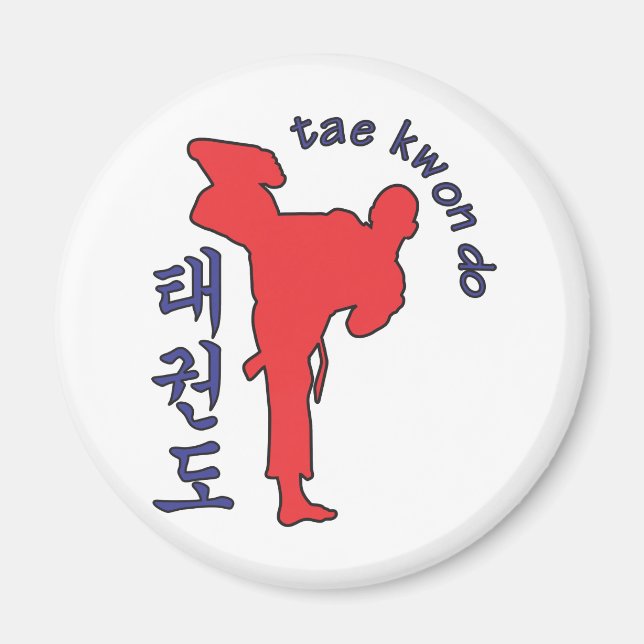 tae kwon do magnet (Front)