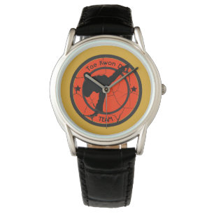 Tae Kwon Do Silhouette of Tae Kwon Do fighter. Watch