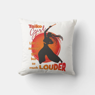 Tae Kwon Girl Dreadlocks Kiss Cushion