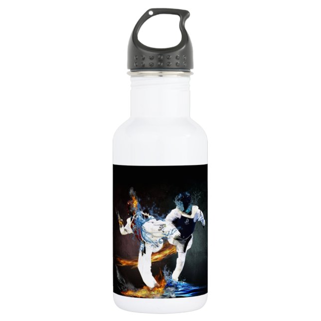 taekwondo 532 ml water bottle (Front)