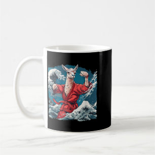 Taekwondo Alpaca Waves Kickboxing Judo Mma Alpaca Coffee Mug
