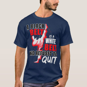 Taekwondo and Karate Blackbelt Martial Arts T-Shirt