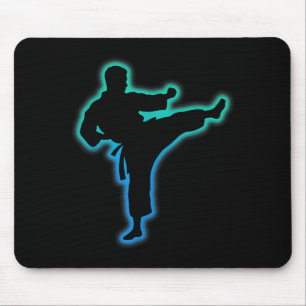 Taekwondo Apparel Martial Arts Shirt Kids Men Boys Mouse Pad