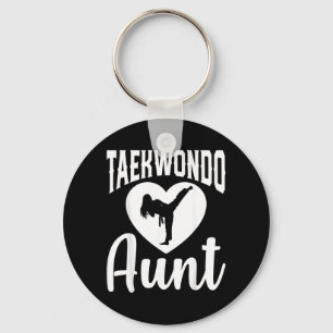 Taekwondo Aunt - Martial Arts Lover Aunt Key Ring