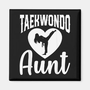 Taekwondo Aunt - Martial Arts Lover Aunt Magnet