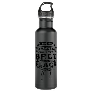 Taekwondo Black Belt 710 Ml Water Bottle