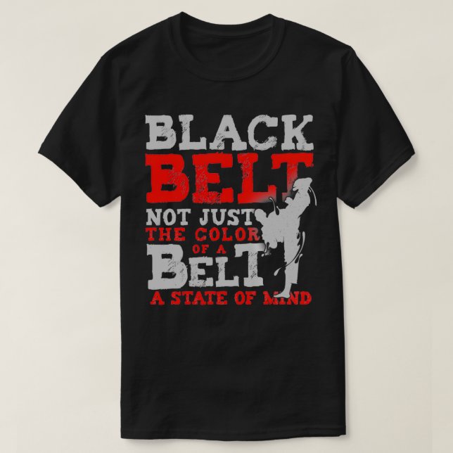 Taekwondo Black Belt Gift Shirt (Design Front)