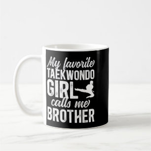 Taekwondo Brother Proud Taekwondo Fighter Brother Coffee Mug