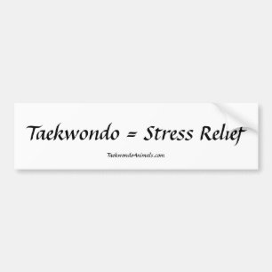 Taekwondo Bumper Sticker