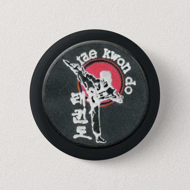 TaeKwonDo Button (Front)