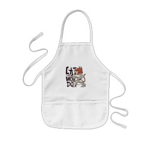 Taekwondo Cat Kids Apron