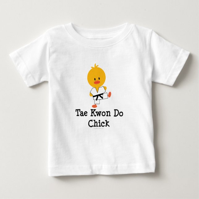 Taekwondo Chick Infant T-shirt (Front)