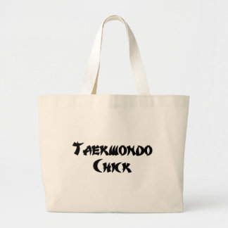Taekwondo Chick Large Tote Bag
