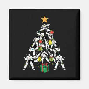 Taekwondo Christmas Tree Xmas Martial Arts Karate  Magnet