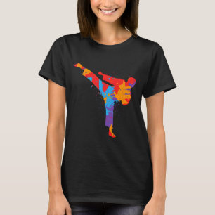 Taekwondo Colourful Martial Arts Kids Men Boys Kar T-Shirt