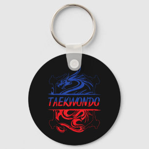 Taekwondo Dragon Cool Korean Martial Arts Men Key Ring