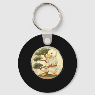 Taekwondo Duck Bonsai Tree Mma Martial Arts Karate Key Ring