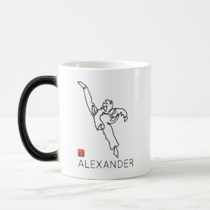 TAEKWONDO DWICHAGI back kick 01 Magic Mug