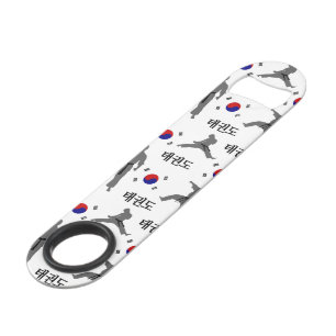 Taekwondo Fighter Martial Art 태권도 South Korea Flag