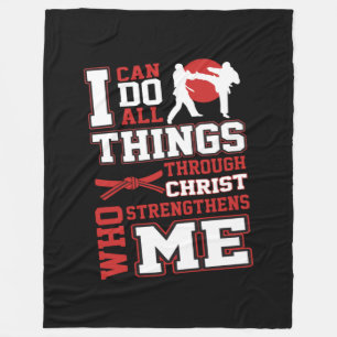 Taekwondo Fleece Blanket