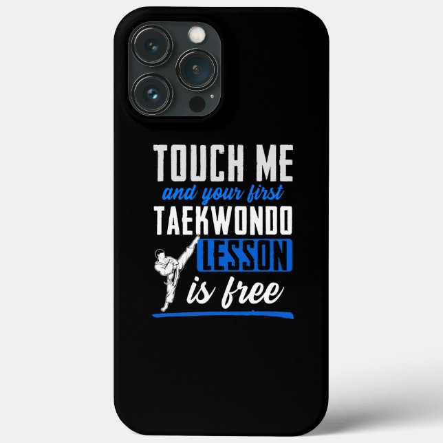 Taekwondo for Kids Men Women Boys Girls Self Case-Mate iPhone Case (Back)