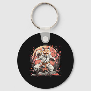 Taekwondo Fox Kickboxing Animall Jiu-Jitsu Kung Fu Key Ring