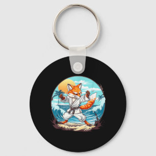 Taekwondo Fox Kickboxing Animall Jiu-Jitsu Kung Fu Key Ring