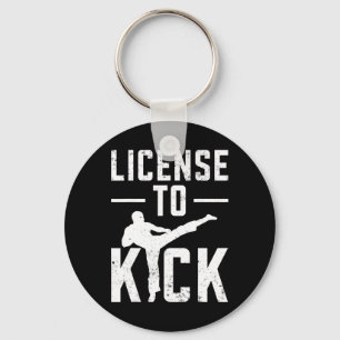 Taekwondo Girls Kids Karate Martial Arts Key Ring