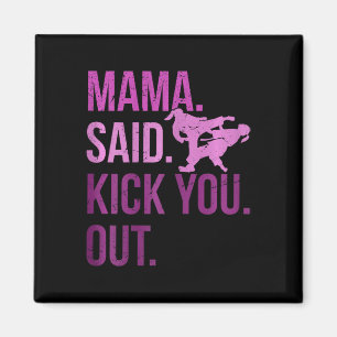 Taekwondo Girls Kids Karate Martial Arts Magnet