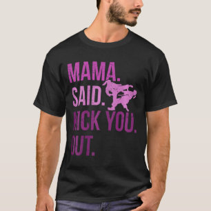 Taekwondo Girls Kids Karate Martial Arts T-Shirt