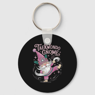 Taekwondo Gnome Christmas Fun Magical Holiday  Key Ring