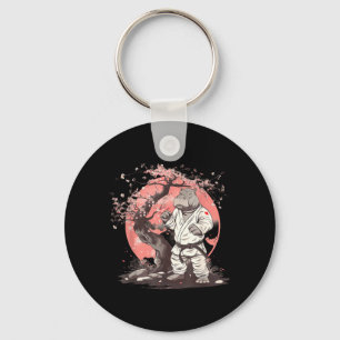 Taekwondo Hippo Kickboxing Animall Jiu-Jitsu Kung Key Ring