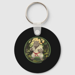 Taekwondo Hippo Kickboxing Animall Jiu-Jitsu Kung Key Ring