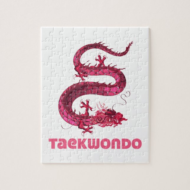 Taekwondo Jigsaw Puzzle (Vertical)