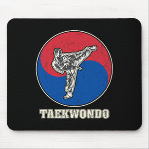 Taekwondo Kickboxing Karate Martial Art Training A Mouse Pad