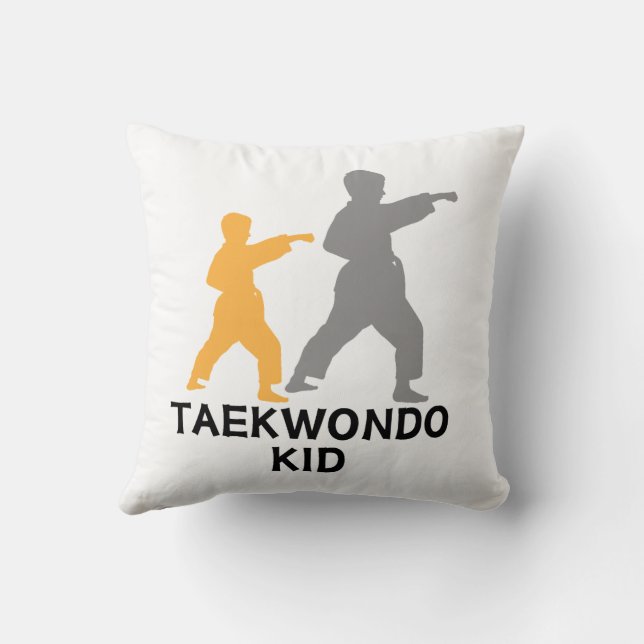 Taekwondo Kid Cushion (Back)