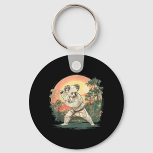 Taekwondo Koala Kickboxing Animall Jiu-Jitsu Kung Key Ring
