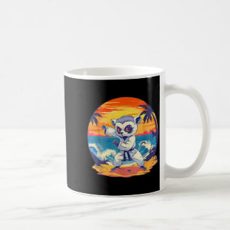 Taekwondo Lemur Kickboxing Animall Jiu-Jitsu Kung Coffee Mug