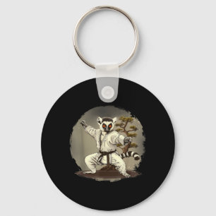 Taekwondo Lemur Kickboxing Animall Jiu-Jitsu Kung Key Ring