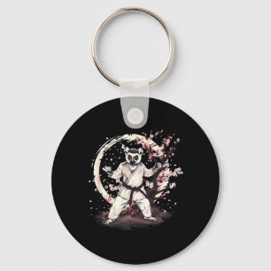 Taekwondo Lemur Kickboxing Animall Jiu-Jitsu Kung Key Ring