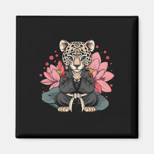 Taekwondo Leopard Kickboxing Animall Jiu-jitsu Kun Magnet