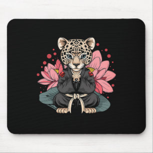 Taekwondo Leopard Kickboxing Animall Jiu-jitsu Kun Mouse Pad